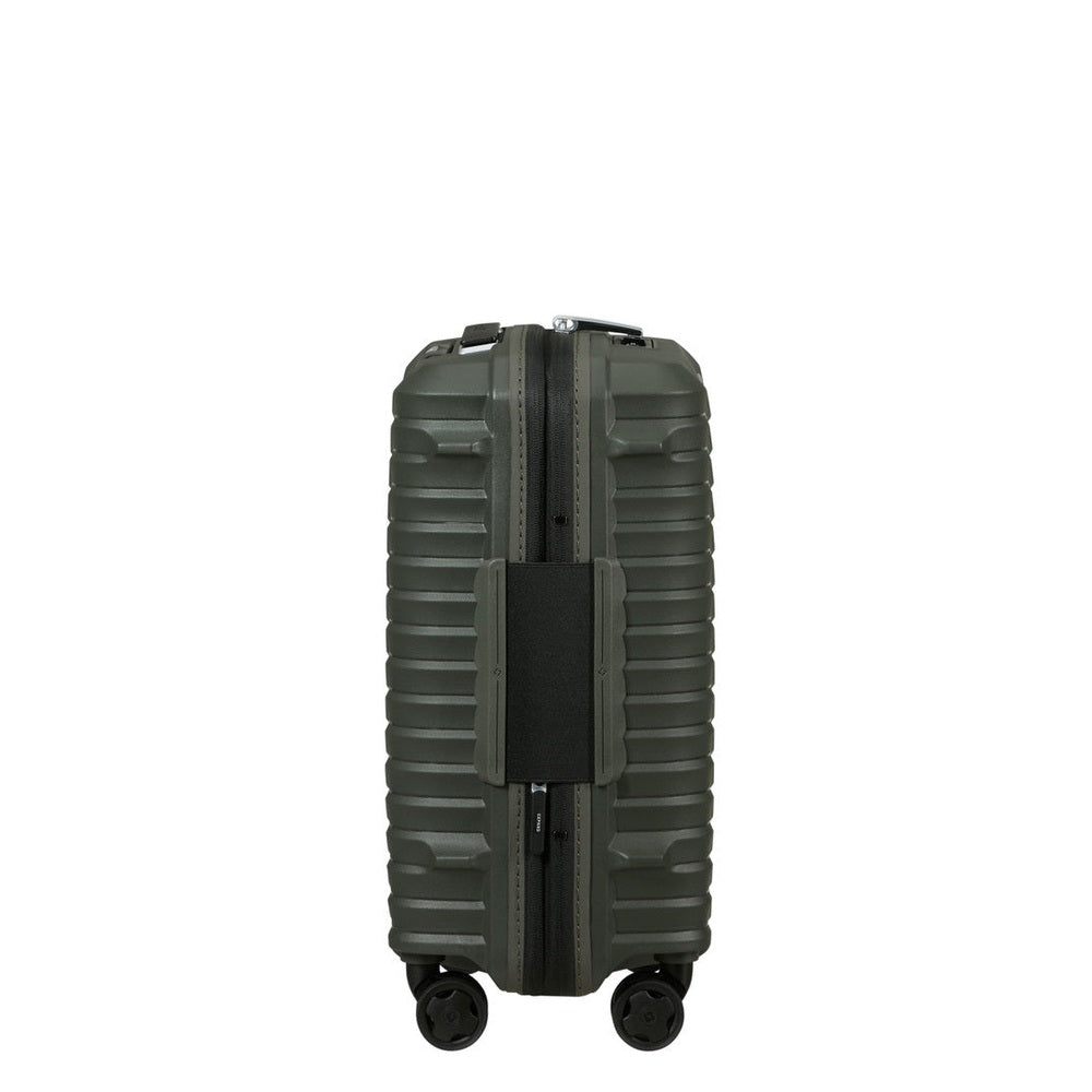 Samsonite Upscape Spinner Expandable Underseater Trolley Bag In Climbing Ivy