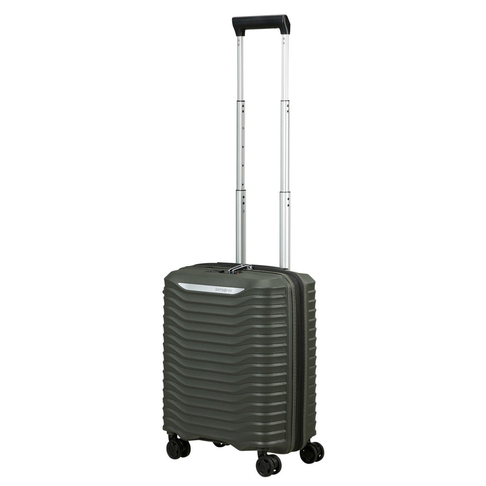 Samsonite Upscape Spinner Expandable Underseater Trolley Bag In Climbing Ivy