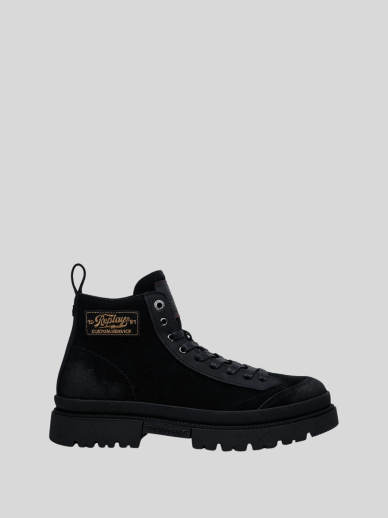 Replay Mens Sandtown Mount Sneaker In Black