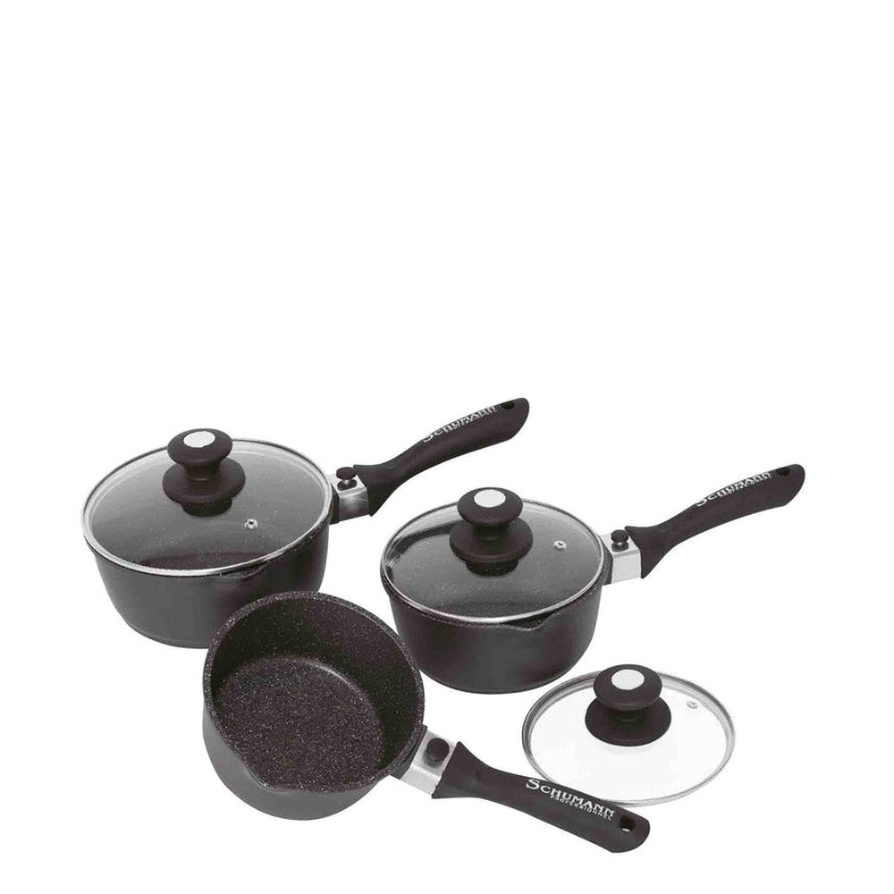 Schumann Moove Range 9 Piece Saucepans Set