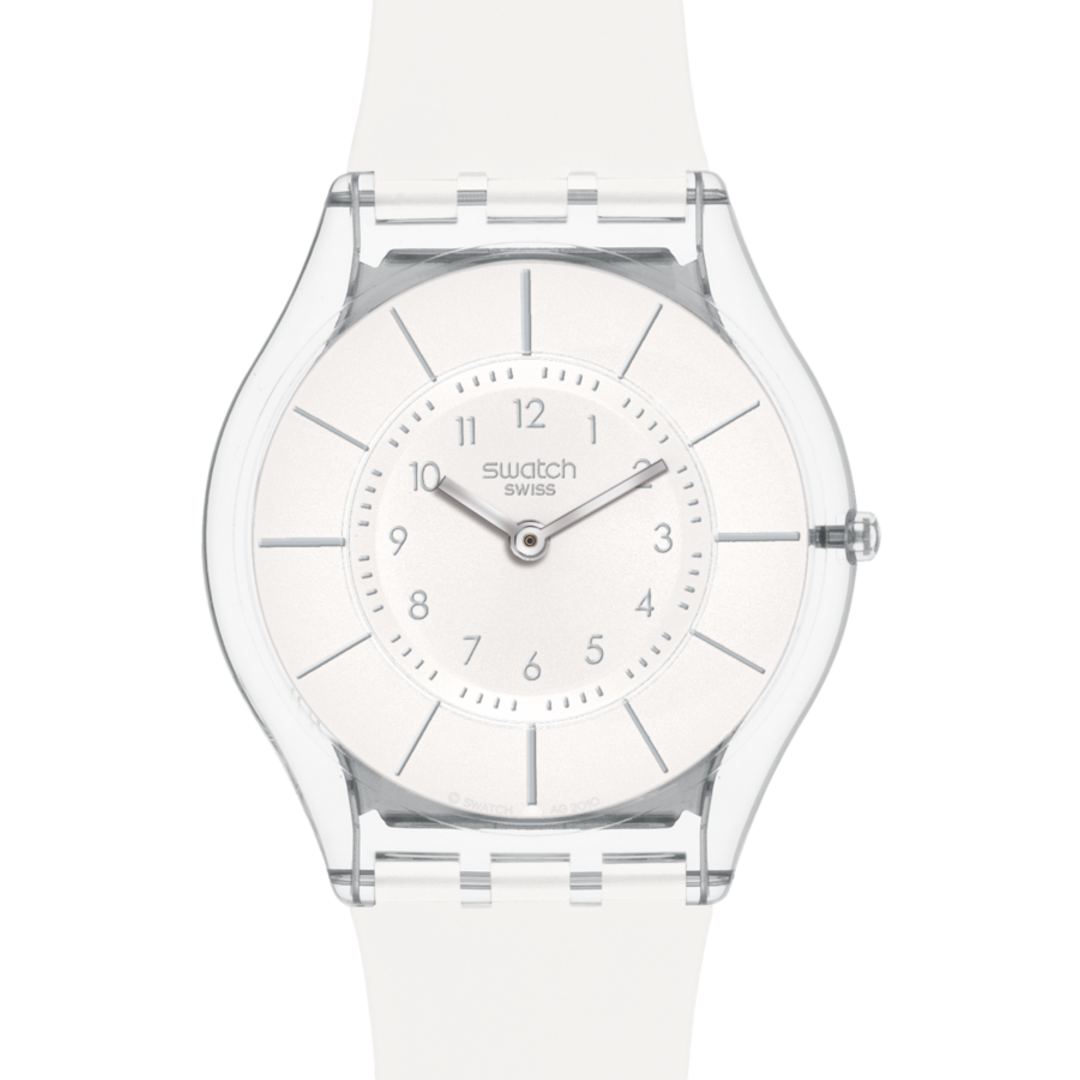 Swatch White Classiness Unisex Watch