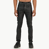 S.P.C.C Mens Black Mamba Skinny Jeans In Black
