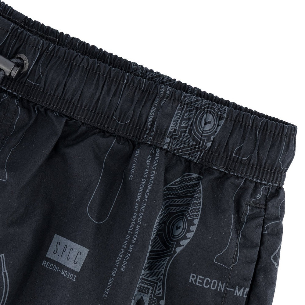 S.P.C.C Mens Recon Horizon Pool Short In Black