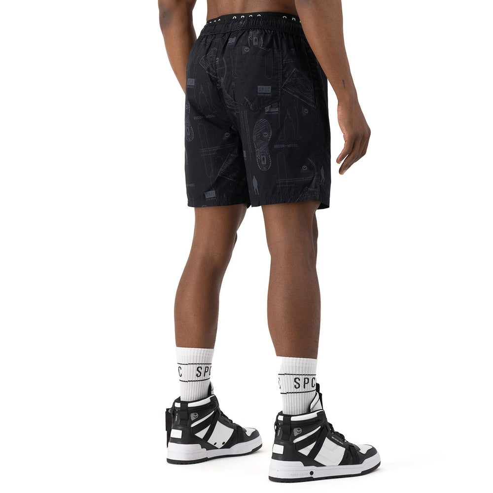 S.P.C.C Mens Recon Horizon Pool Short In Black