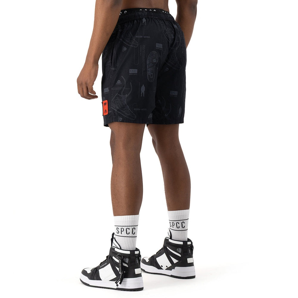 S.P.C.C Mens Recon Horizon Pool Short In Black