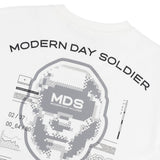 S.P.C.C Mens MDS Axel Short Sleeves T-Shirt In Off White