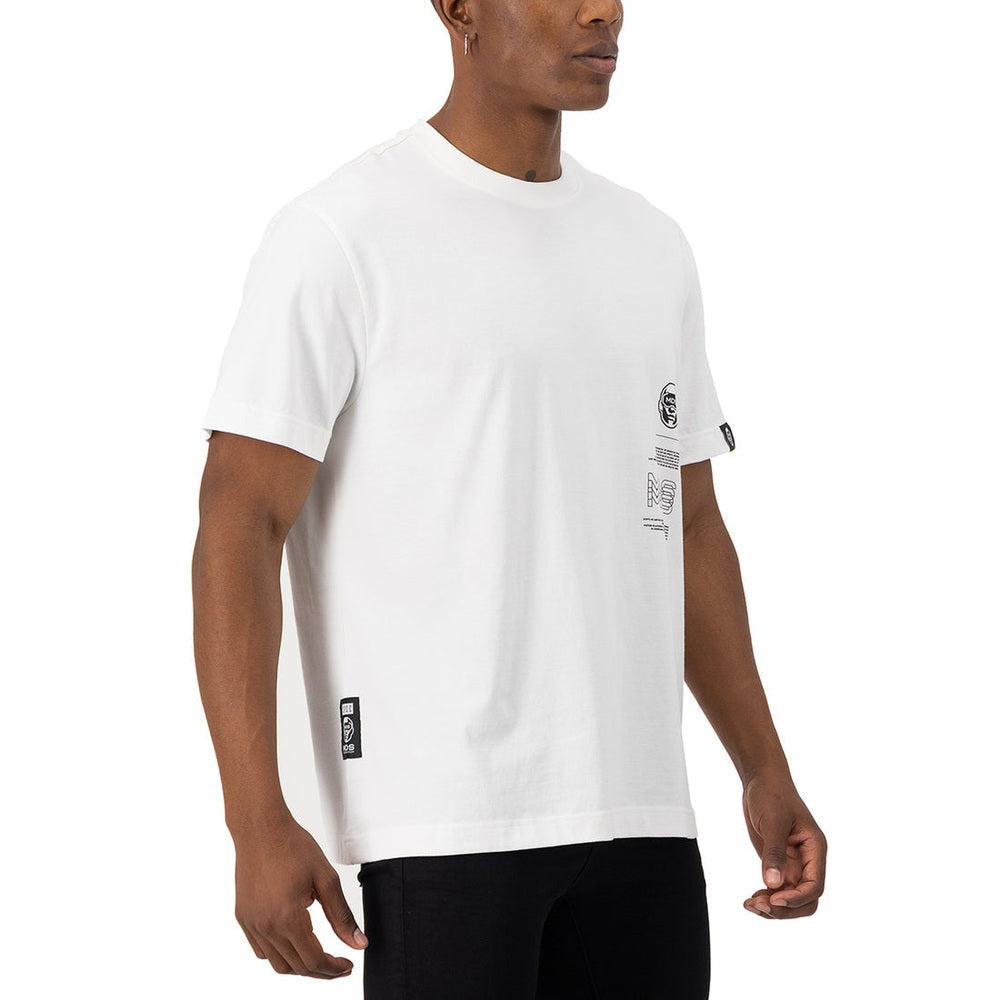 S.P.C.C Mens MDS Axel Short Sleeves T-Shirt In Off White