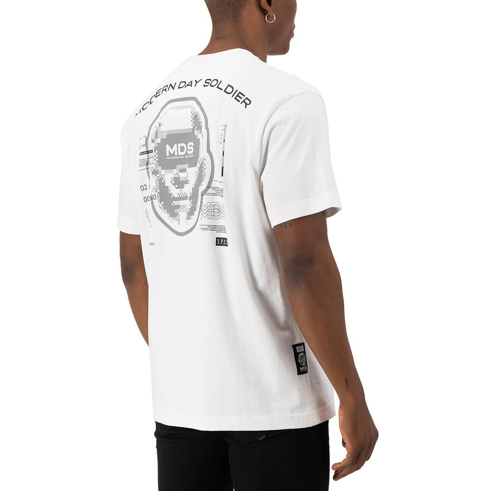 S.P.C.C Mens MDS Axel Short Sleeves T-Shirt In Off White