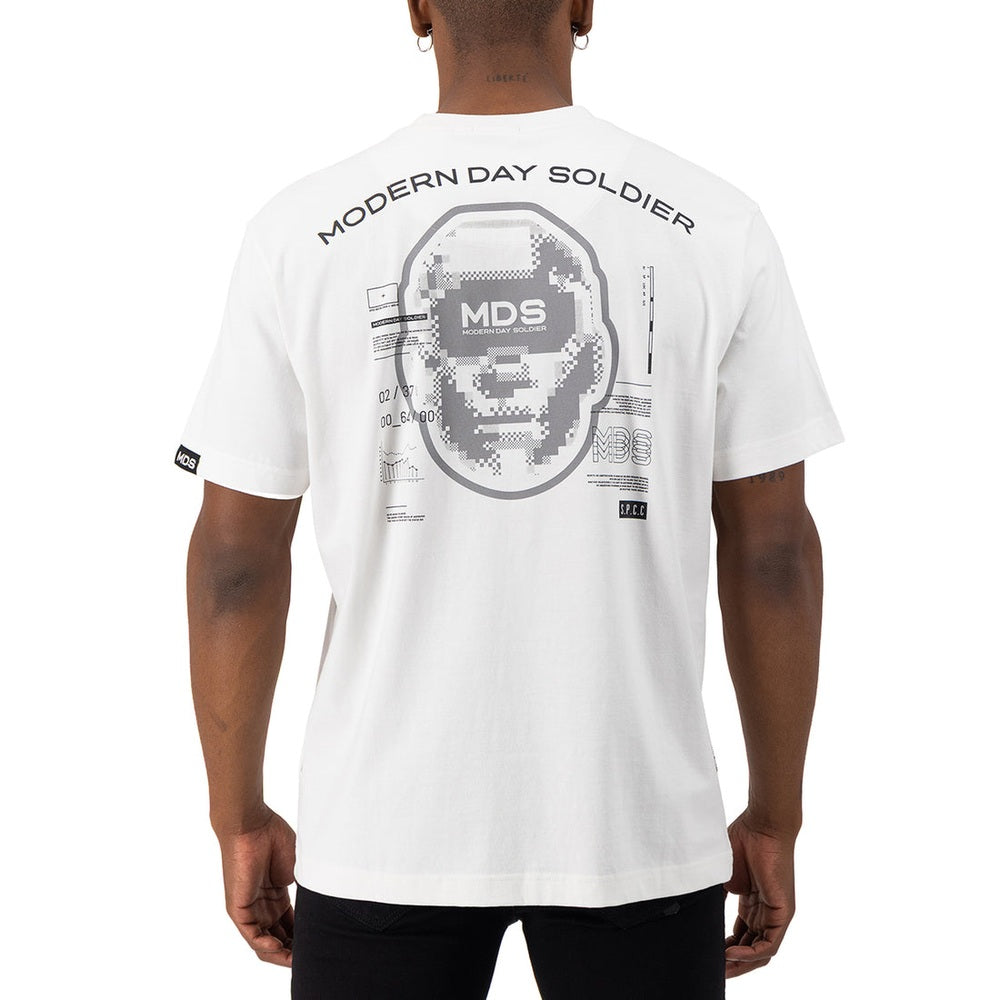 S.P.C.C Mens MDS Axel Short Sleeves T-Shirt In Off White