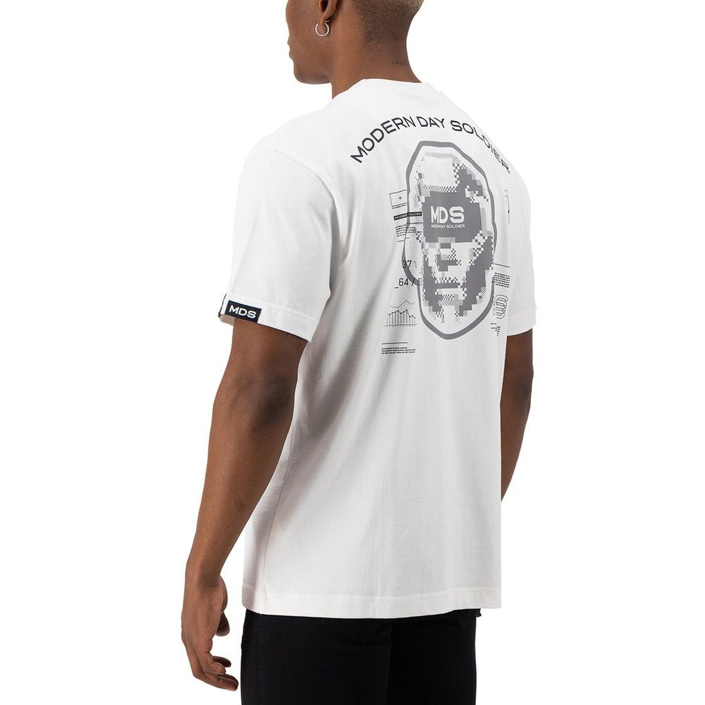 S.P.C.C Mens MDS Axel Short Sleeves T-Shirt In Off White