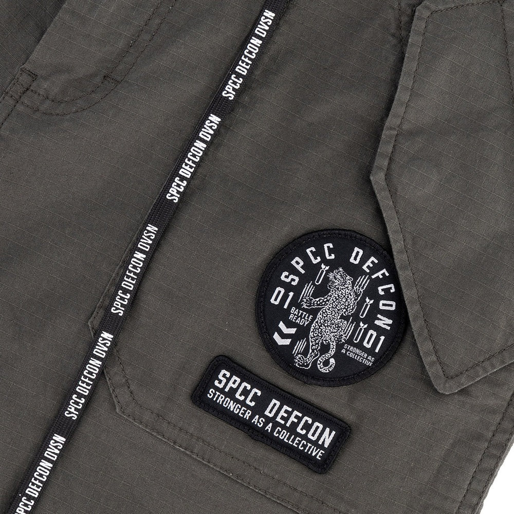 S.P.C.C Mens Defcon Madra Cargo Pants In Dark Fatigue