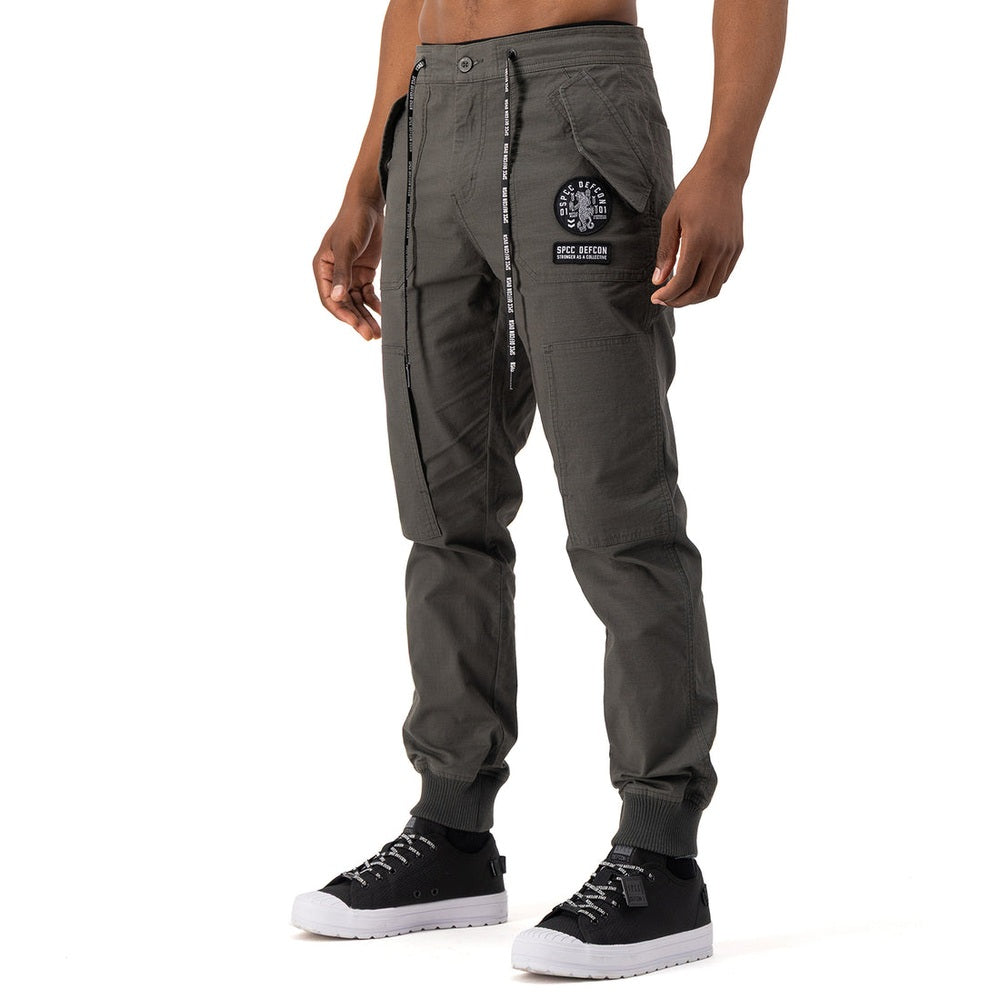 S.P.C.C Mens Defcon Madra Cargo Pants In Dark Fatigue