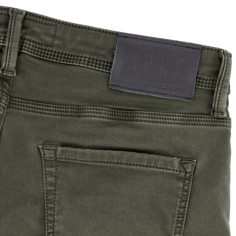 S.P.C.C Mens Rodan Redrafted Super Skinny Jeans In Fatigue