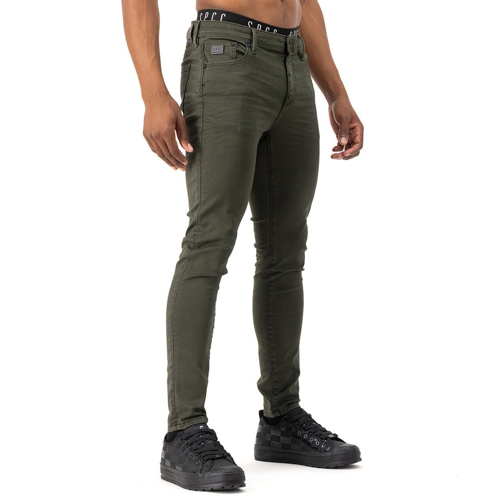 S.P.C.C Mens Rodan Redrafted Super Skinny Jeans In Fatigue