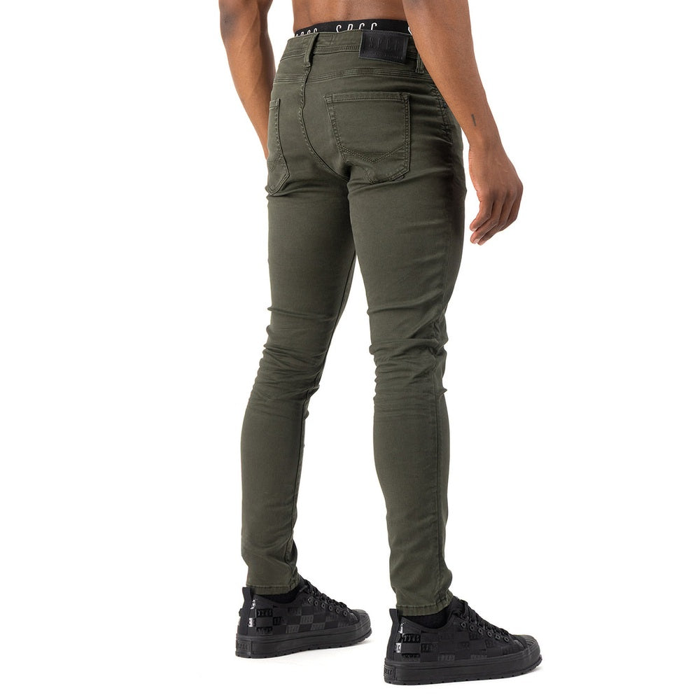 S.P.C.C Mens Rodan Redrafted Super Skinny Jeans In Fatigue
