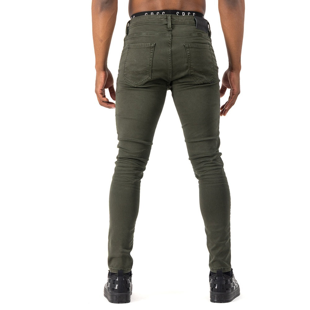 S.P.C.C Mens Rodan Redrafted Super Skinny Jeans In Fatigue