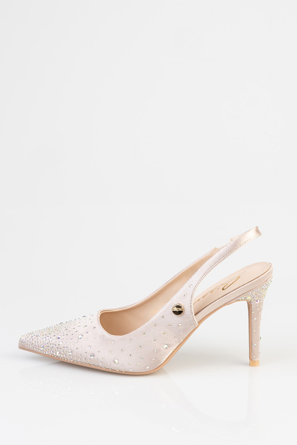 Sissy boy Ladies Aline Slingback Heels In Nude