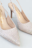 Sissy boy Ladies Aline Slingback Heels In Nude