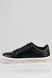 Sissy Boy Womens Sneakers with Bling In Black