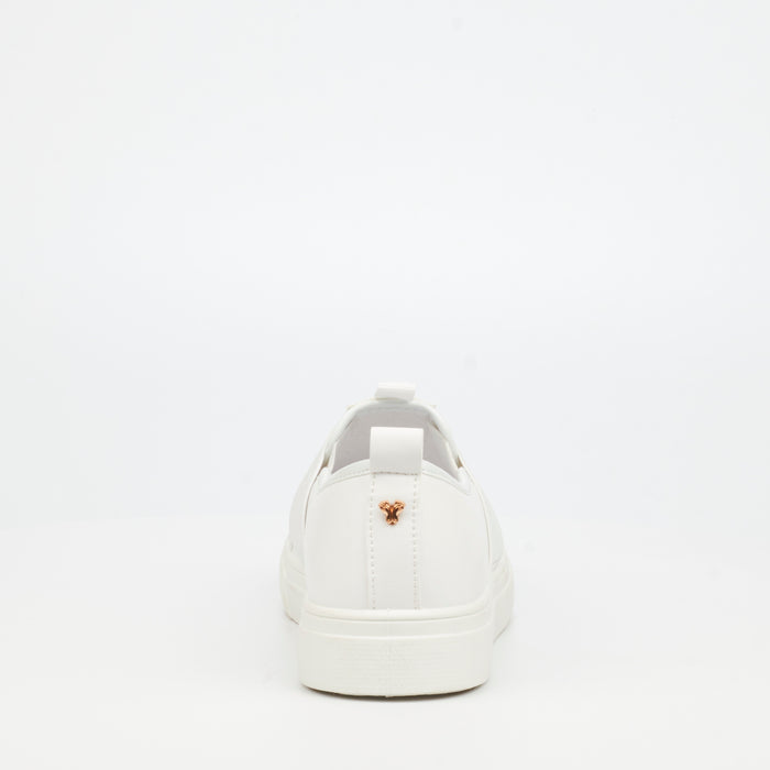 Butterfly Feet Ladies Shore 12 Shoes In White