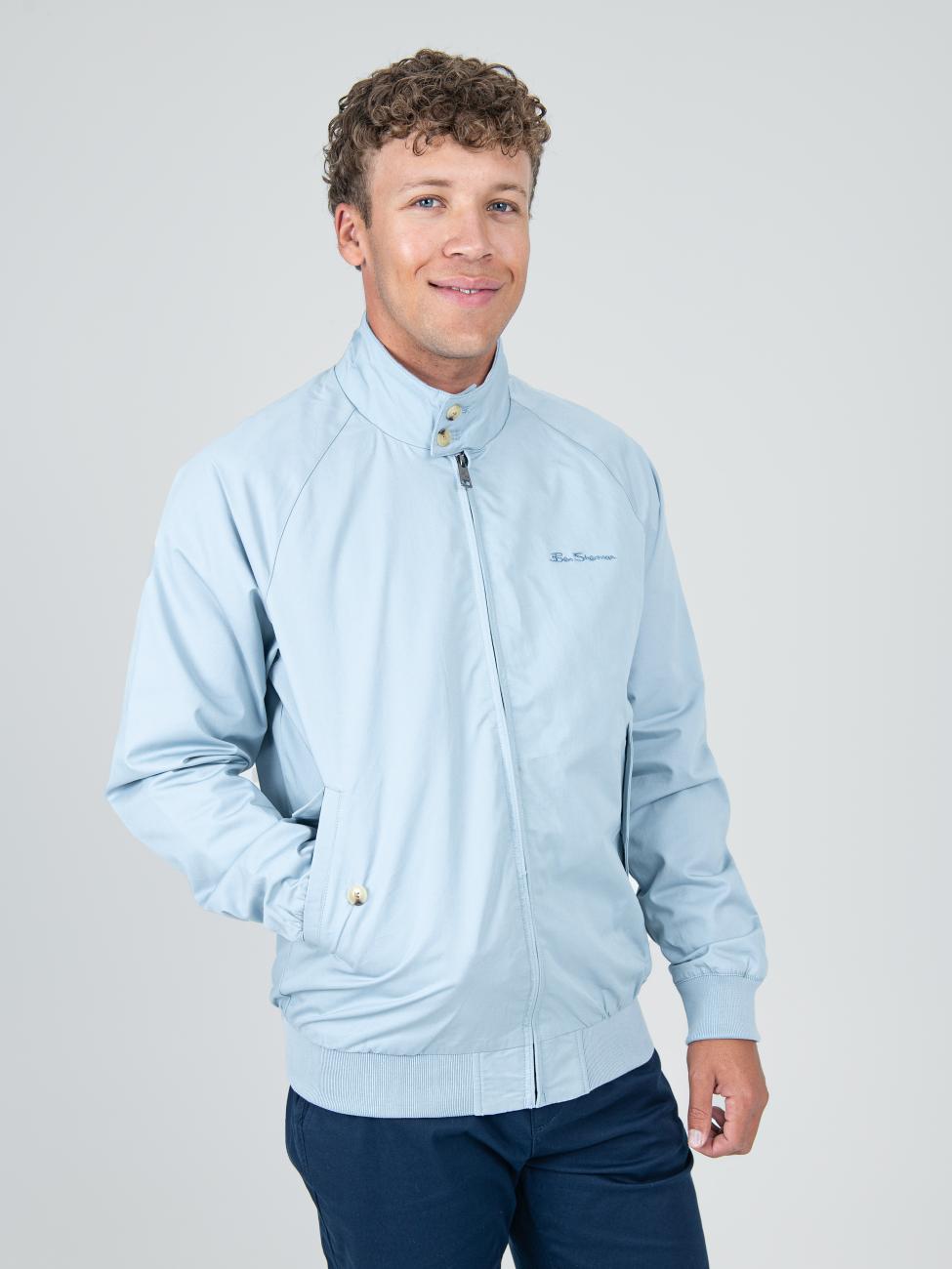 Ben Sherman  Signature Harrington Dust Blue