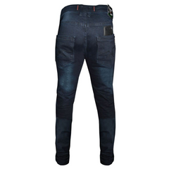 Soviet Mens Romo Straight Leg Jeans In Blue Black
