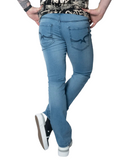 Soviet Mens Cormac Slim Leg Jeans In Light Indigo