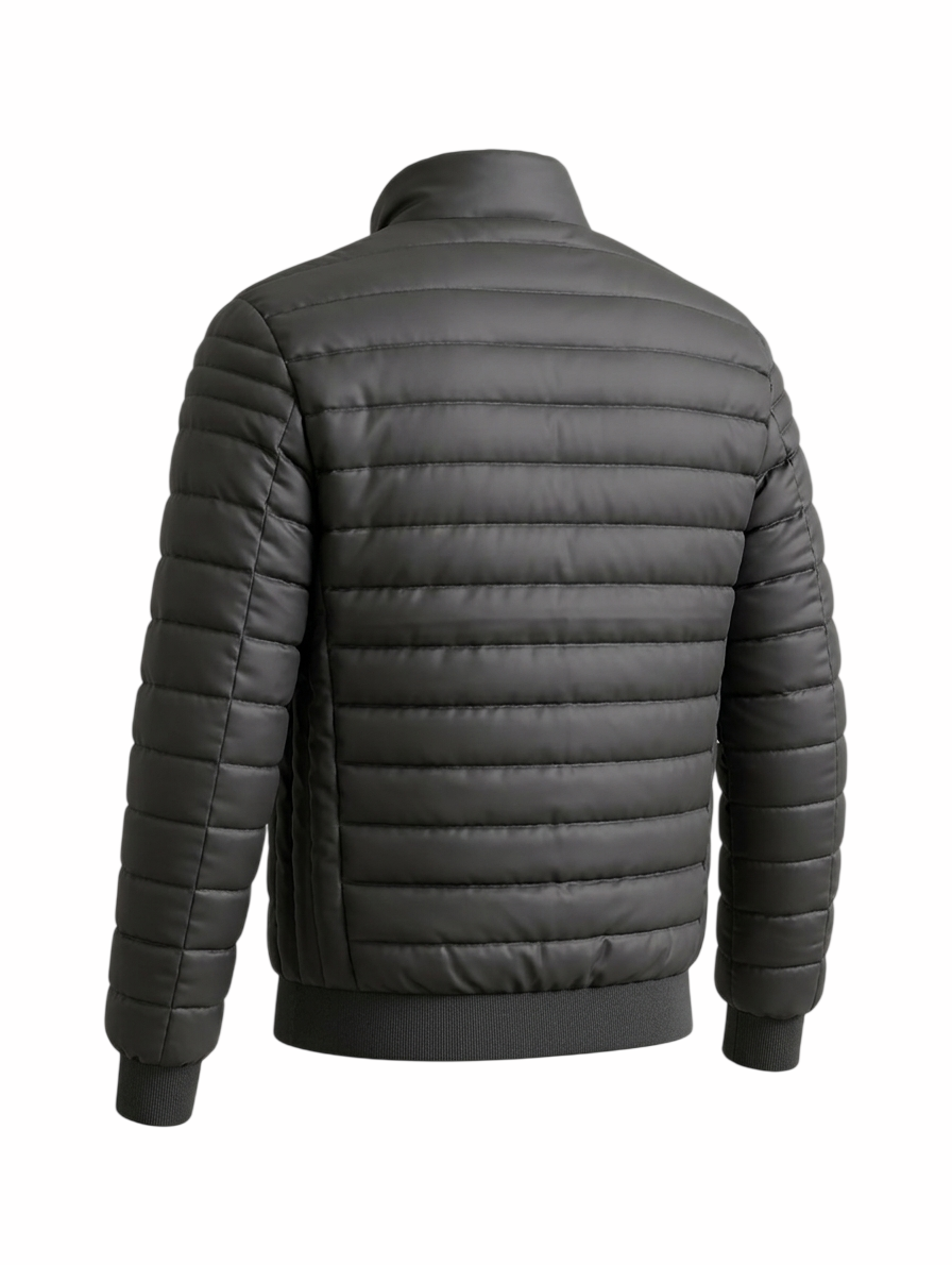 Soviet Mens Daxton Quilted Puffer Jacket In Black