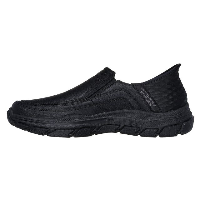 Skechers Mens Respected-Elgin Slip-In Shoes In Black