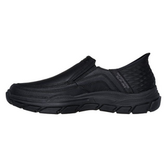 Skechers Mens Respected-Elgin Slip-In Shoes In Black