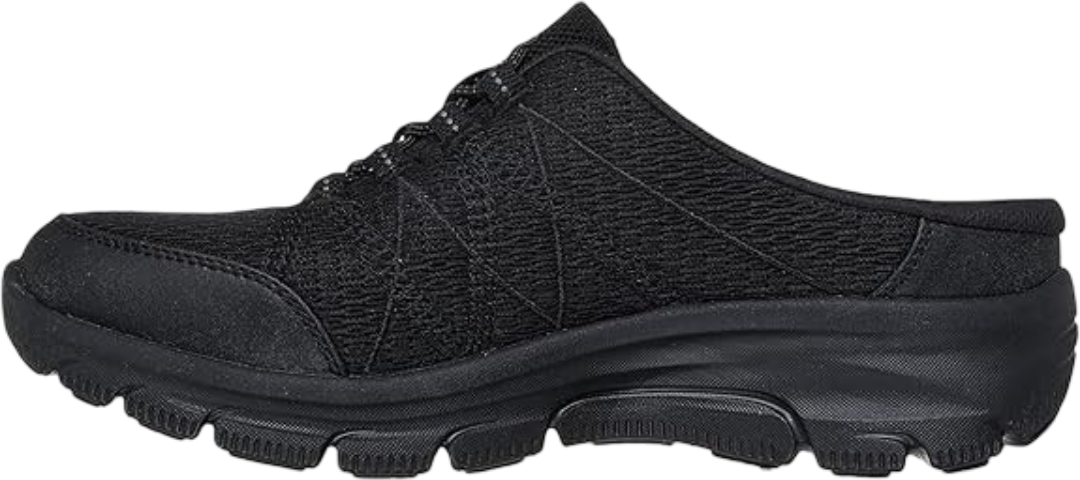 Skechers Womens Easy Going Shoes In Black