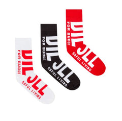Diesel Mens Skm-Ray 3Pc Socks Assorted
