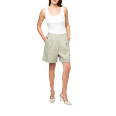 Polo Womens Linen Short  Willow