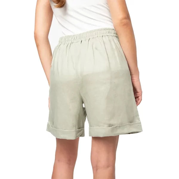 Polo Womens Linen Short  Willow