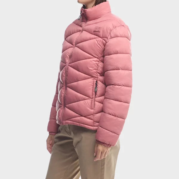 Jeep Womens Core Puffer Jacket In Pink