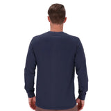 Salomon Mens Long Sleeve T-Shirt In Blue Night