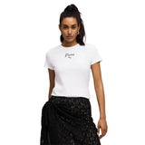 Puma Womens Essential Script T-Shirt In White