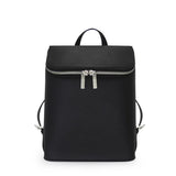 Fenn Silver Zip Backpack In Black