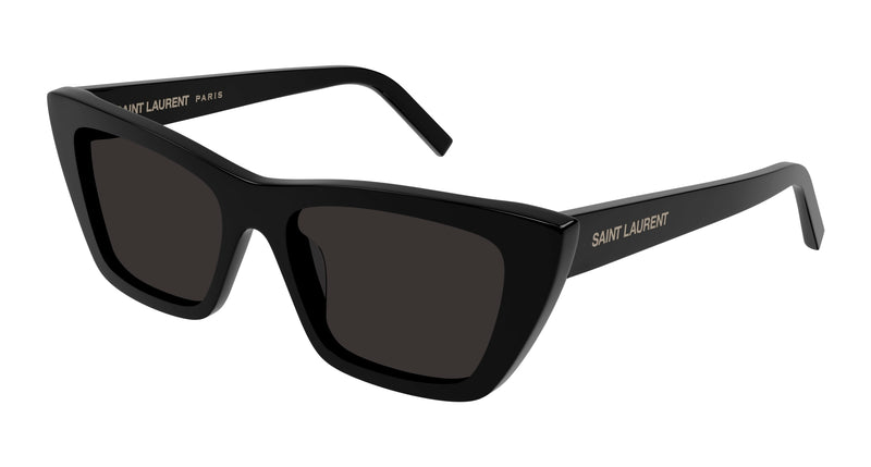 Saint Laurent Womens Mica Cat Eye Sunglasses In Black