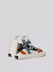 Replay Mens Snap Tapes Shoes White Multi