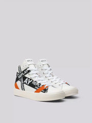 Replay Mens Snap Tapes Shoes White Multi