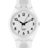 Swatch Just White Soft Unisex Watch