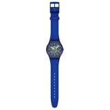 Swatch Revealed In Depths Mens Watch In Blue & Yellow