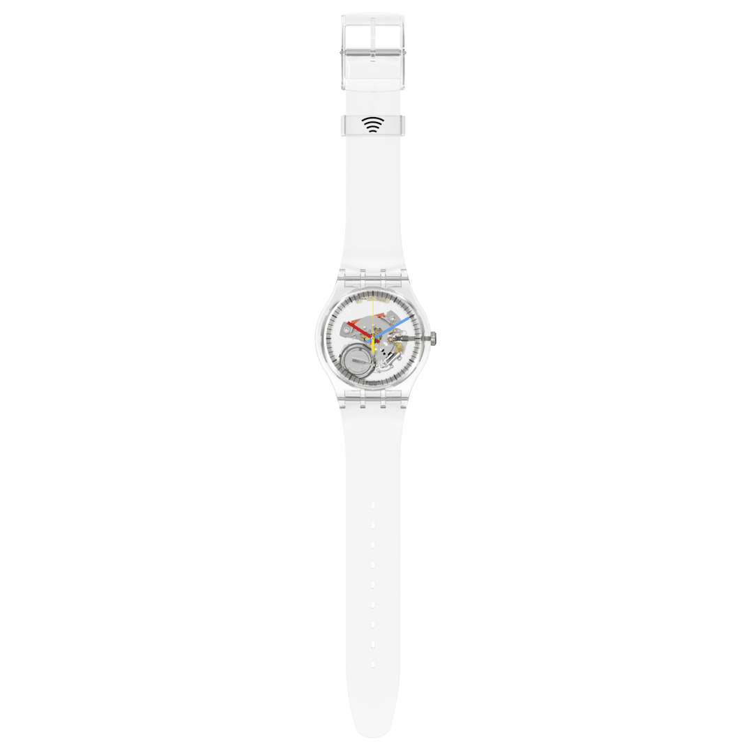 Swatch Clearly Gent Pay Unisex Watch