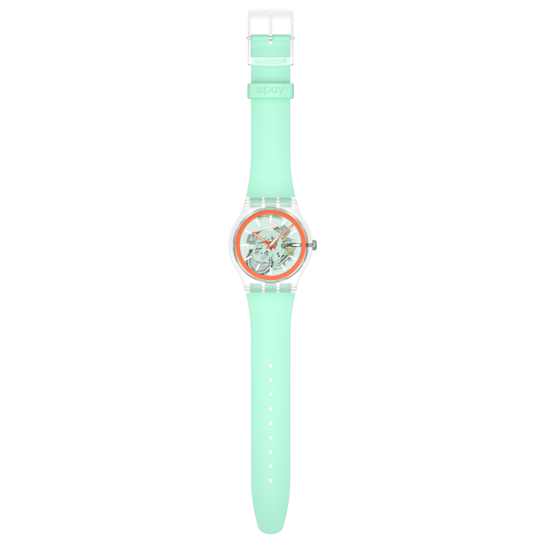 Swatch Sweetly Mint Pay Unisex Watch