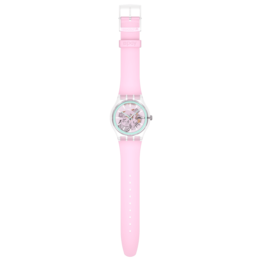 Swatch Perfectly Pink Pay Watch For Women