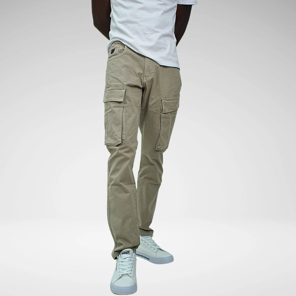 Soviet Mens Lotto Cargo Pants In Stone