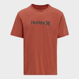 Hurley Mens One And Only Short Sleeve T-Shirt In Marsala