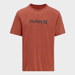 Hurley Mens One And Only Short Sleeve T-Shirt In Marsala