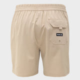 Hurley Mens Icon Elastic 17'' Volley Shorts In Dune